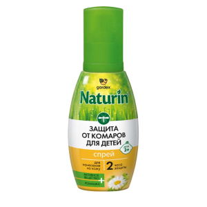 Аэрозоль от комаров Gardex Naturin для детей с 2х лет 75мл 1123