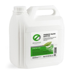 Жидкое мыло ECOMIX Белый чай+алоэ