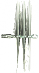 Щетка металлическая плоская для чистки дымохода ЛЮКС д.125