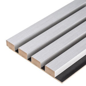 Панель МДФ Грейс Line Modern 3D L02 Береза черная 2,75м