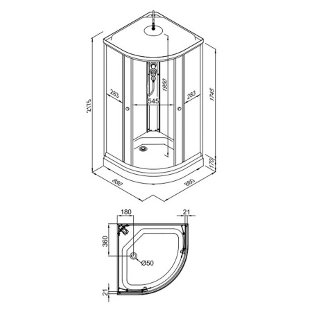 Душевая кабина TRITON Экстра А