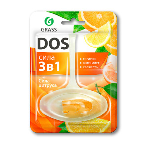 Подвесной блок для унитаза Grass DOS 3в1 Сила цитруса