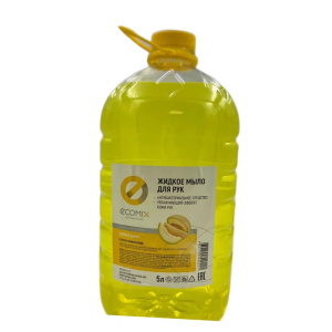 Жидкое мыло ECOMIX Спелая дыня, ПЭТ 5л