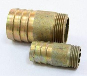 Переходник на резиновый шланг 1 наруж анодированный 514358