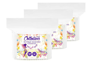 Ватные палочки Cottolina 200шт в полиэтиленовой упаковке