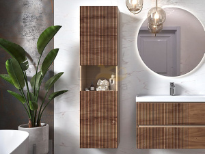 VIGO Шкаф навесной Mondi 400 Акация темная