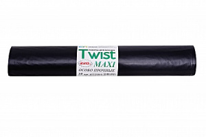Мешок для мусора в рулоне TWIST MAXI 220л