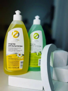 Средство для мытья посуды ECOMIX Зеленое яблоко 0,5л