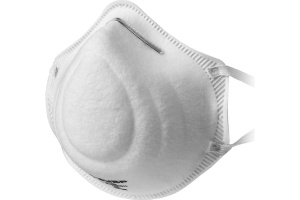 Полумаска фильтрующая коническая FFP1 Зубр Ф-80 код 11169