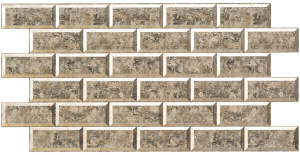 Панель ПВХ Грейс Плитка Итальянский мрамор 0,962х0,484 (уп.-20шт)