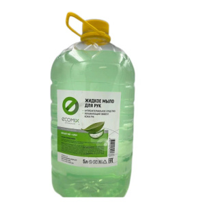 Жидкое мыло ECOMIX Белый чай+алоэ, ПЭТ 5л