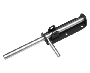 Затвор воротный 3В-300 с проушиной черный