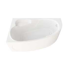 Ванна акриловая ассиметричная 1700x1000мм Изабель-правая