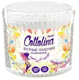 Ватные палочки Cottolina 200шт в банке