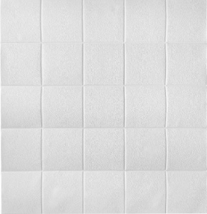 Панель вспененный ПЭ Грейс квадрат белый 0,700х0,700 (уп.-10шт)