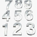 Цифры дверные